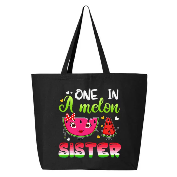 One In A Melon Sister Funny Watermelon 25L Jumbo Tote