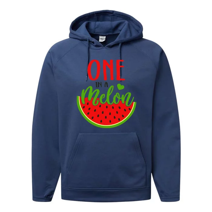 One In A Melon Performance Fleece Hoodie