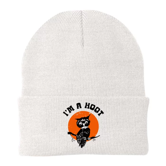 Owl IM A Hoot Owl Halloween Knit Cap Winter Beanie