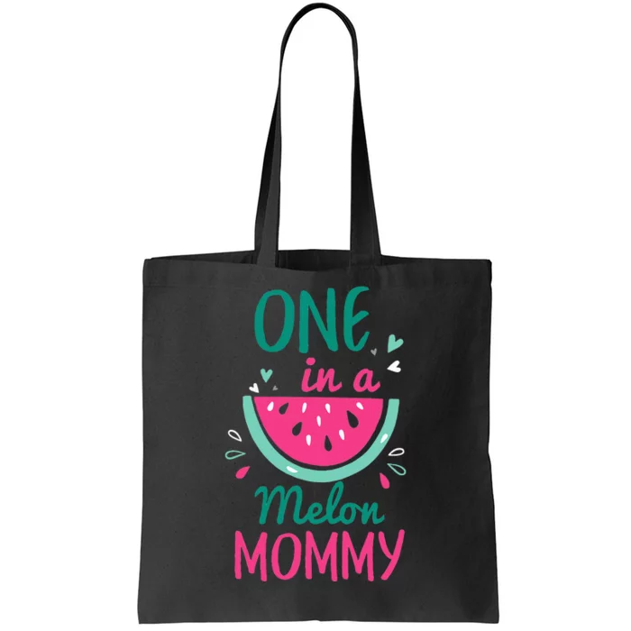 One In A Melon Mommy Watermelon Family Matching Tote Bag