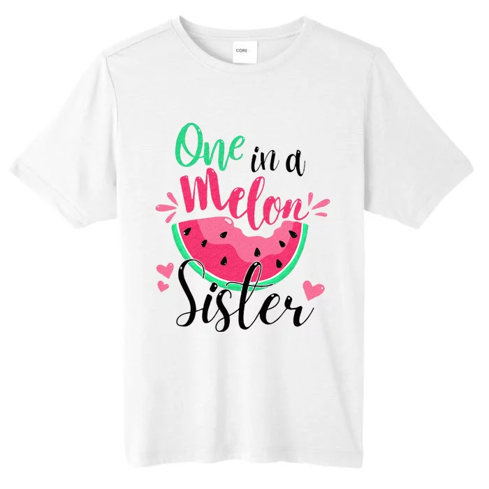 One in a Melon Sister Summer Birthday Party Matching Family ChromaSoft Performance T-Shirt