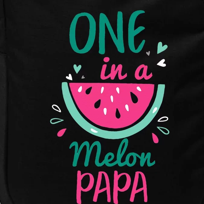 One In A Melon Papa Watermelon Family Matching Impact Tech Backpack