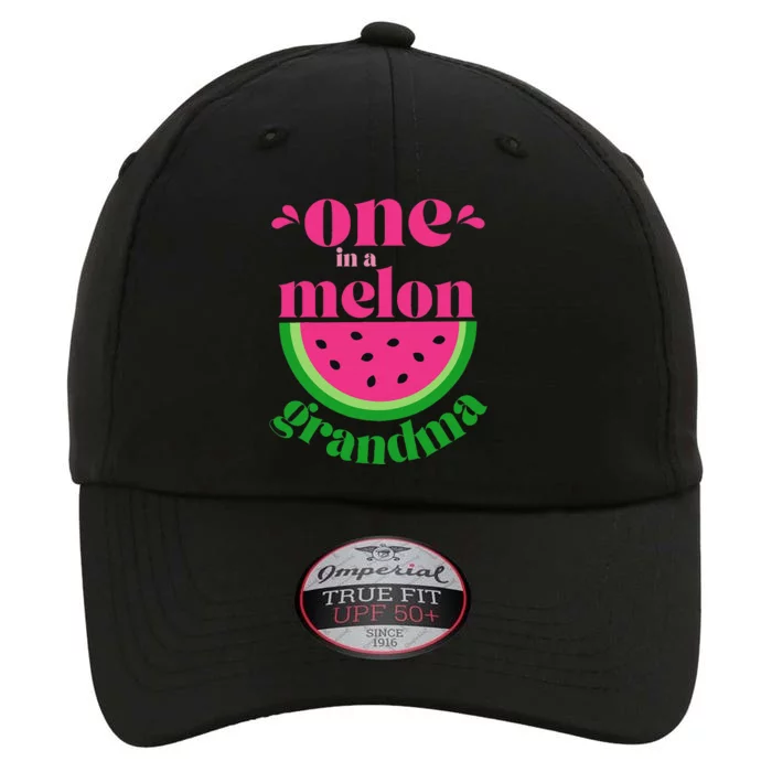 One In A Melon Grandma Watermelon Party Family Matching The Original Performance Cap