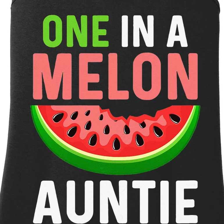 One in a Melon Auntie Ladies Essential Tank