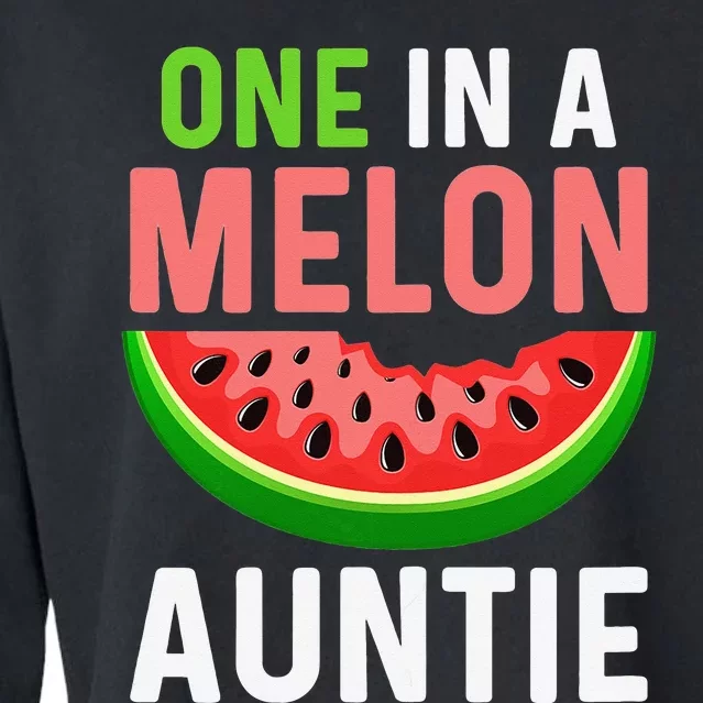 One in a Melon Auntie Cropped Pullover Crew