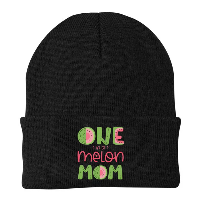 One In A Melon Mom Cute Watermelon First Birthday Knit Cap Winter Beanie