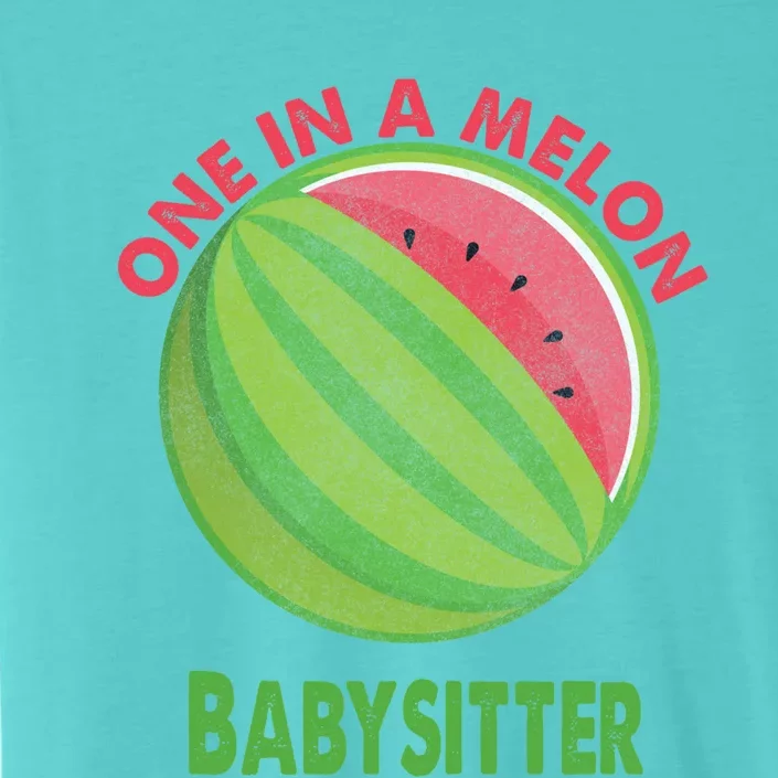 One In A Melon Sitter Watermelon Retiret Cute Gift ChromaSoft Performance T-Shirt