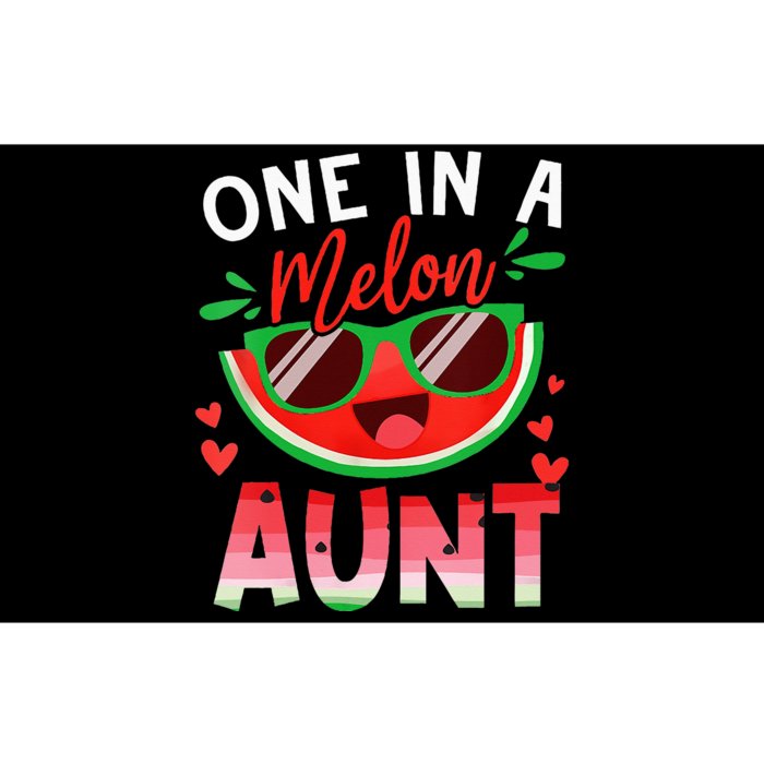 One In A Melon Aunt Watermelon Family Matching Bumper Sticker