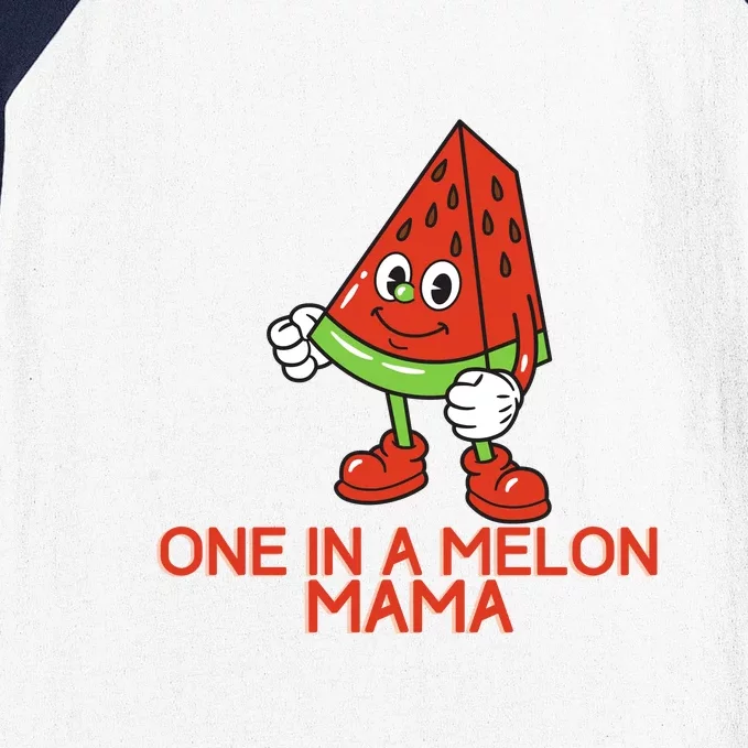 One In A Melon Mama Baseball Sleeve Shirt