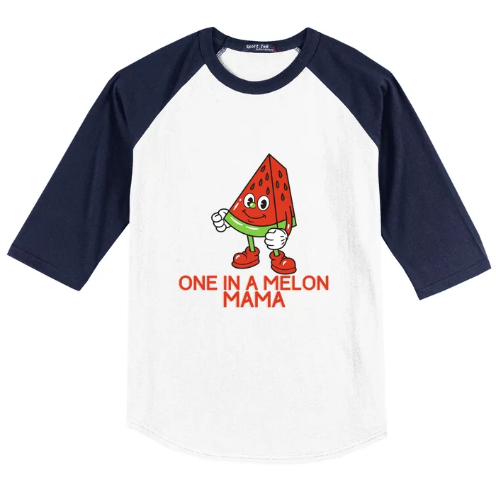 One In A Melon Mama Baseball Sleeve Shirt