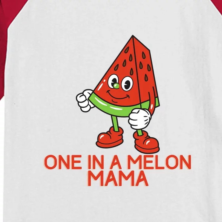 One In A Melon Mama Kids Colorblock Raglan Jersey