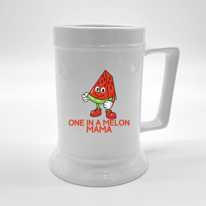 One In A Melon Mama Front & Back Beer Stein