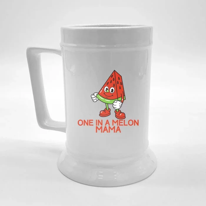 One In A Melon Mama Front & Back Beer Stein