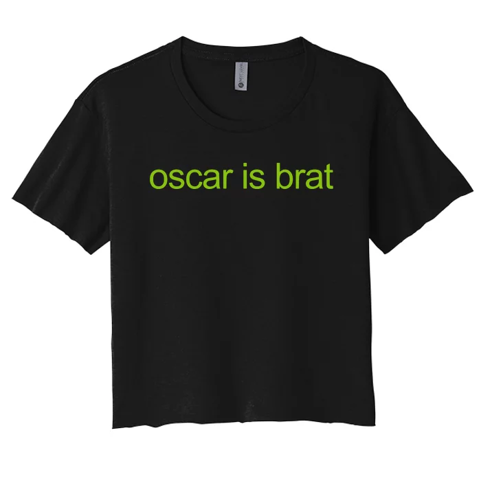 Oscar Is Brat Limited Women's Crop Top Tee