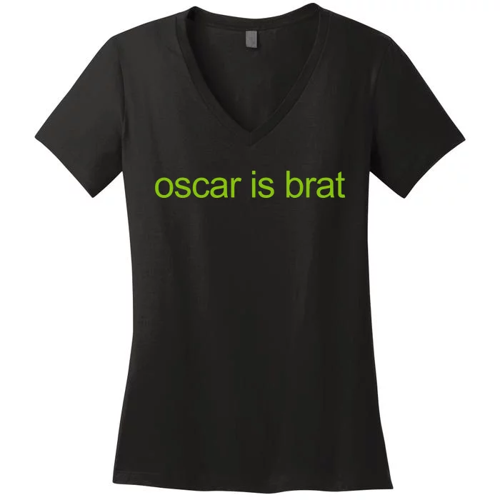 Oscar Is Brat Limited Women's V-Neck T-Shirt