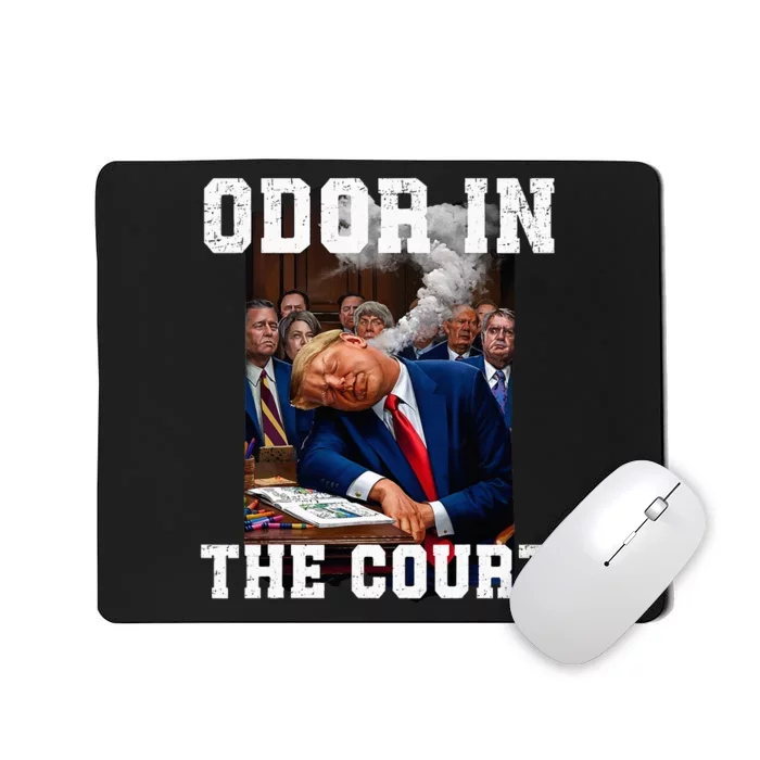 Odor In Court TrumpS Hilarious Gaffe Sleeping Passing Wind Mousepad