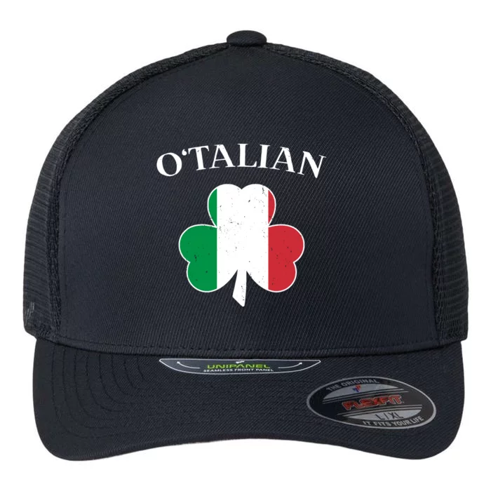 O Italian Clover St Patrick's Day Flexfit Unipanel Trucker Cap