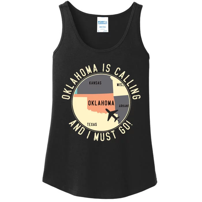 Oklahoma Is Calling And I Must Go Oklahoma Ladies Essential Tank