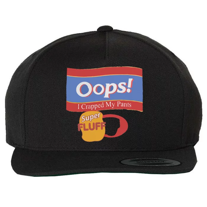 Oops I Crapped My Pants Wool Snapback Cap