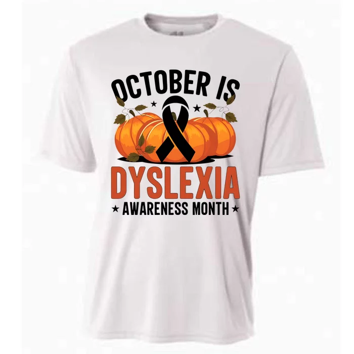 October Is Dyslexia Awareness Month Fall Vibes Dyslexia Cooling Performance Crew T-Shirt