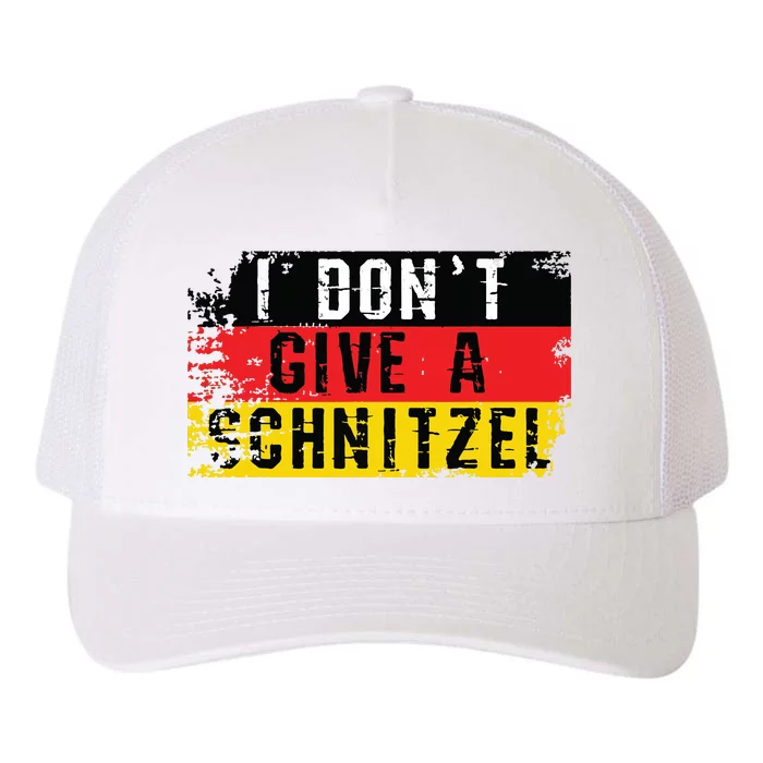 Oktoberfest I Dont Give A Schnitzel Funny German Yupoong Adult 5-Panel Trucker Hat