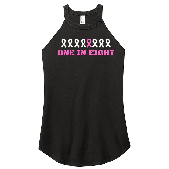 One In Eight Breast Cancer Awareness Women’s Perfect Tri Rocker Tank