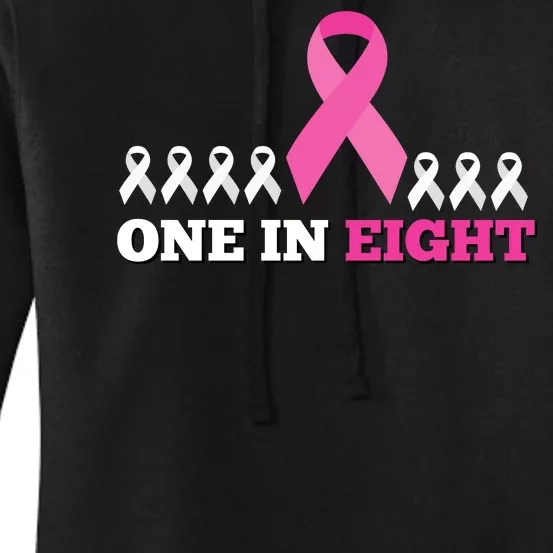 One In Eight Breast Cancer Awareness Women's Pullover Hoodie