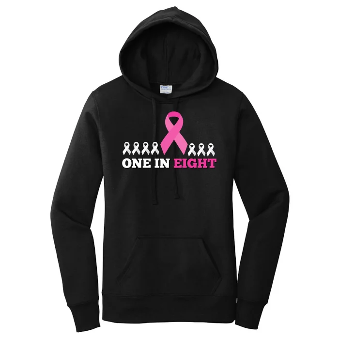 One In Eight Breast Cancer Awareness Women's Pullover Hoodie