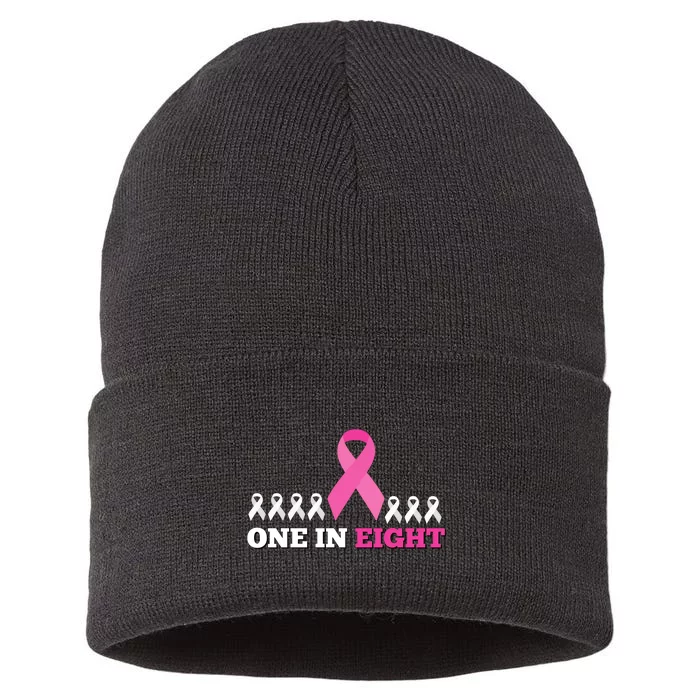 One In Eight Breast Cancer Awareness Sustainable Knit Beanie