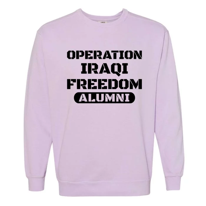 Operation Iraqi Freedom Alumni Oif Iraq Veteran Cool Gift Garment-Dyed Sweatshirt