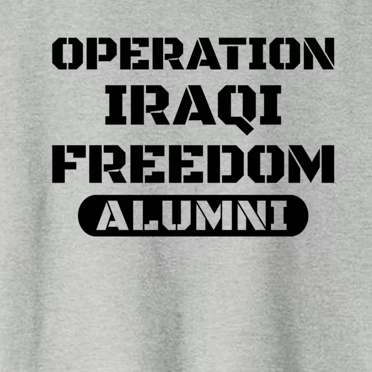 Operation Iraqi Freedom Alumni Oif Iraq Veteran Cool Gift Women's Crop Top Tee