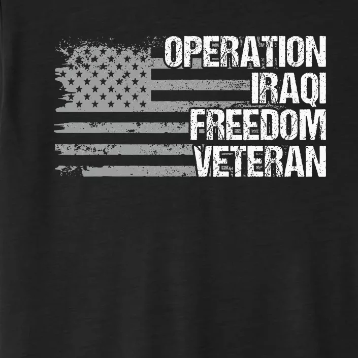 Operation Iraqi Freedom Dad Grandpa Us Flag Oif Veteran ChromaSoft Performance T-Shirt