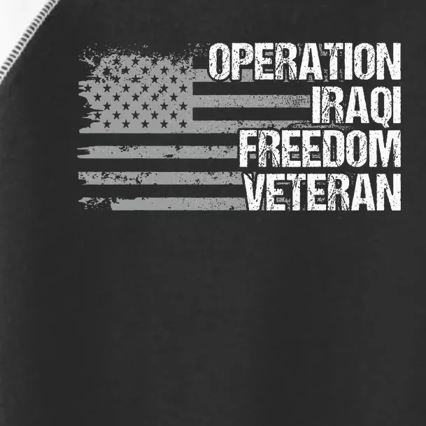 Operation Iraqi Freedom Dad Grandpa Us Flag Oif Veteran Toddler Fine Jersey T-Shirt