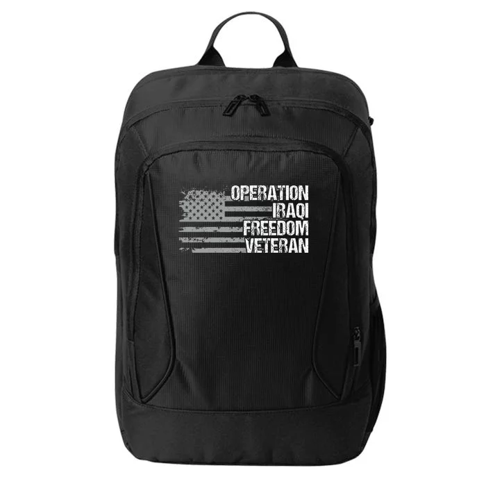 Operation Iraqi Freedom Dad Grandpa Us Flag City Backpack