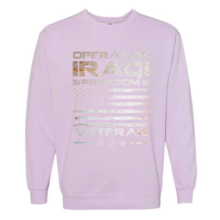 Operation Iraqi Freedom Gift Oif Veteran Gift Garment-Dyed Sweatshirt