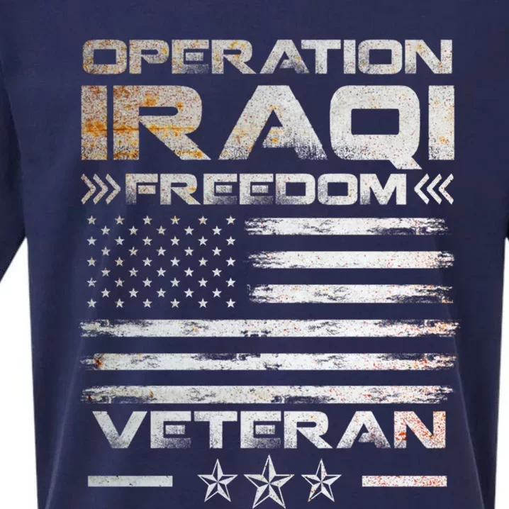 Operation Iraqi Freedom Gift Oif Veteran Gift Sueded Cloud Jersey T-Shirt