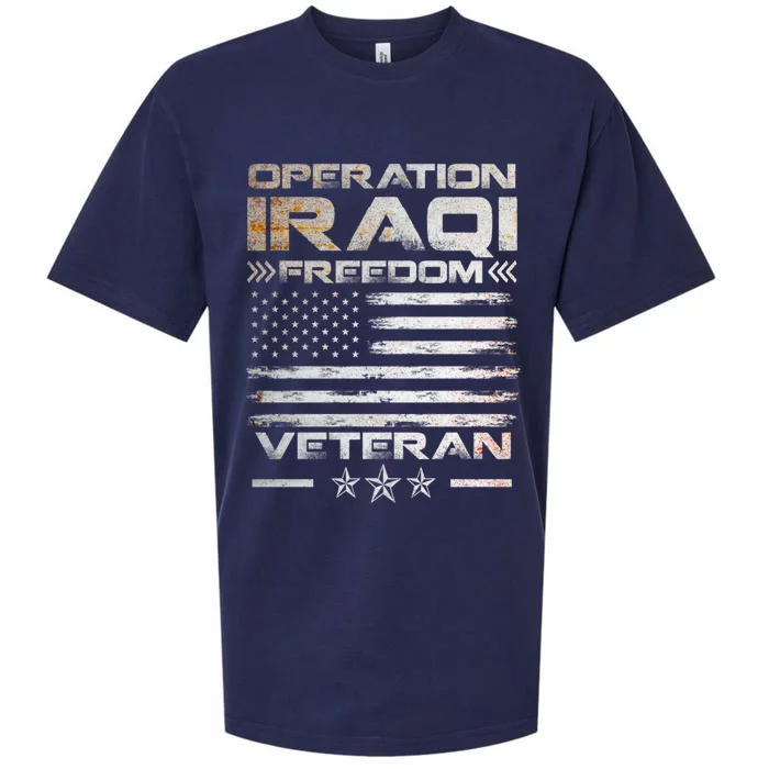 Operation Iraqi Freedom Gift Oif Veteran Gift Sueded Cloud Jersey T-Shirt