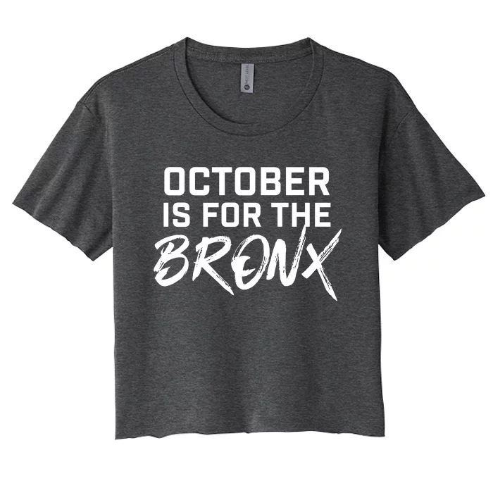 October Is For The Bronx Women's Crop Top Tee