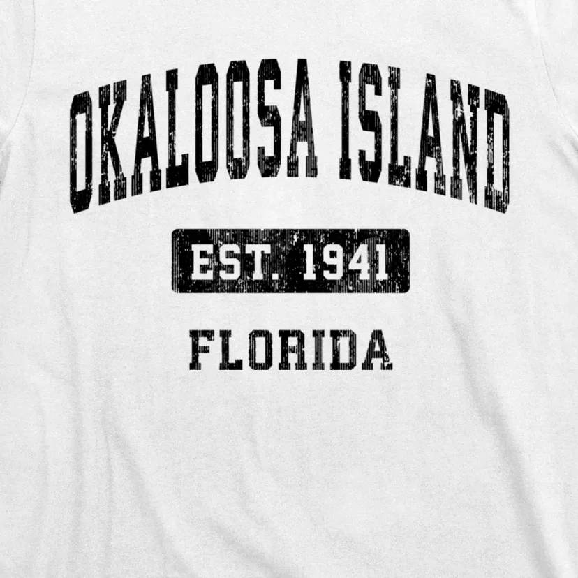 Okaloosa Island Florida Fl Vintage Sports Established T-Shirt