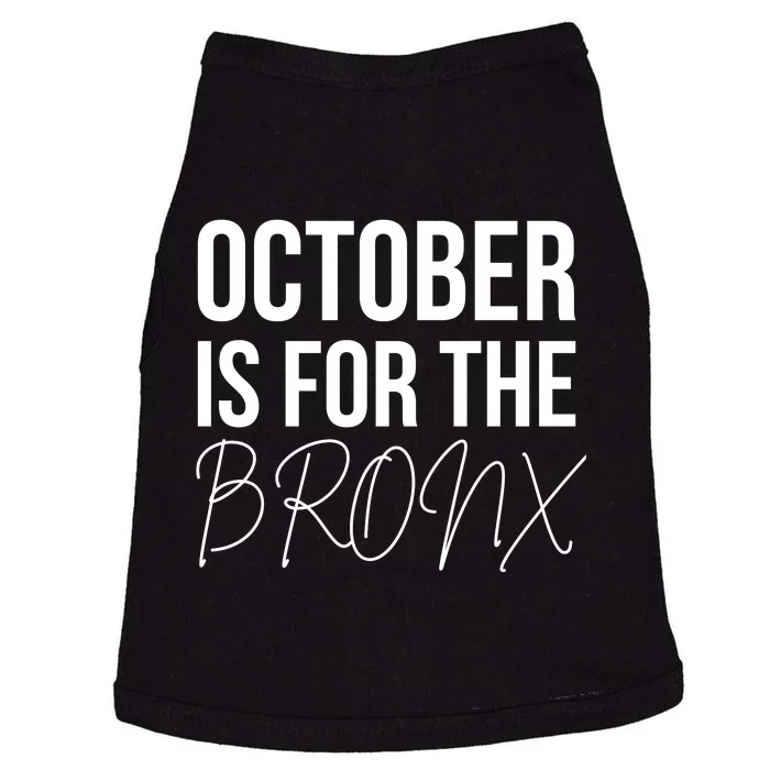 October Is For The Bronx Doggie Tank