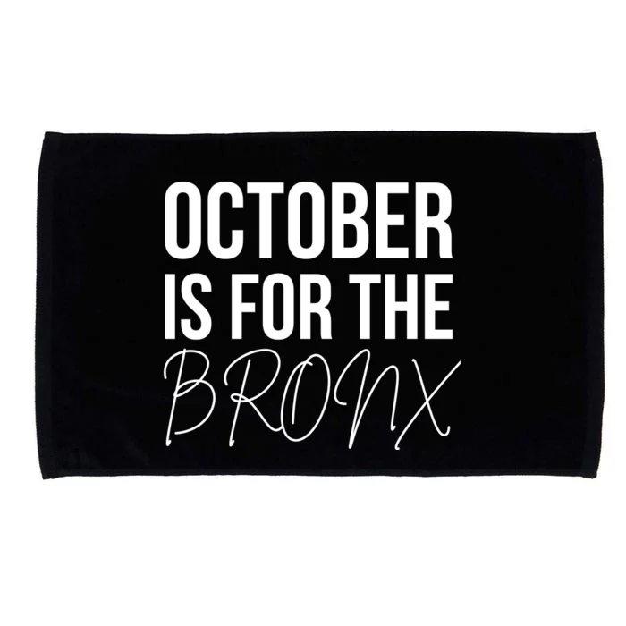 October Is For The Bronx Microfiber Hand Towel