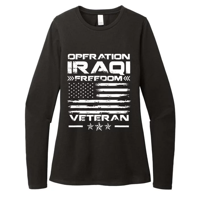 Operation Iraqi Freedom Shirt | OIF Veteran Womens CVC Long Sleeve Shirt