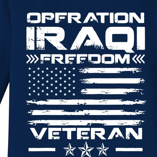 Operation Iraqi Freedom Shirt | OIF Veteran Baby Long Sleeve Bodysuit