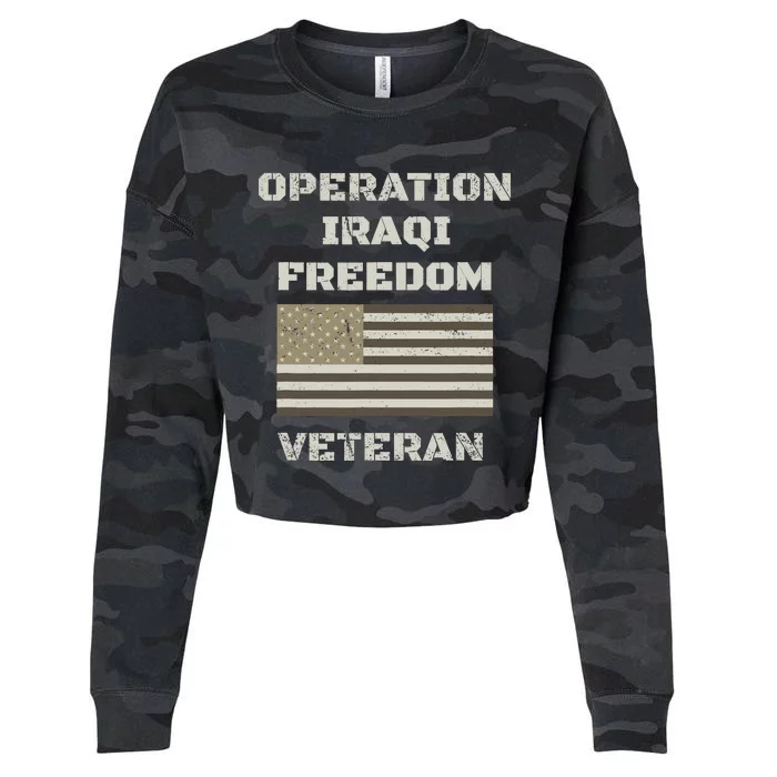 Operation Iraqi Freedom | Oif Veteran Cropped Pullover Crew