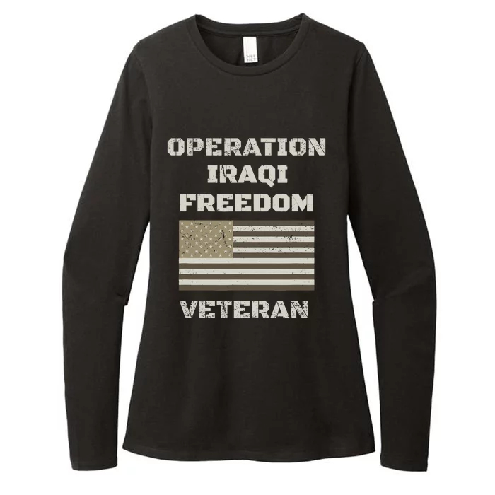 Operation Iraqi Freedom | Oif Veteran Womens CVC Long Sleeve Shirt