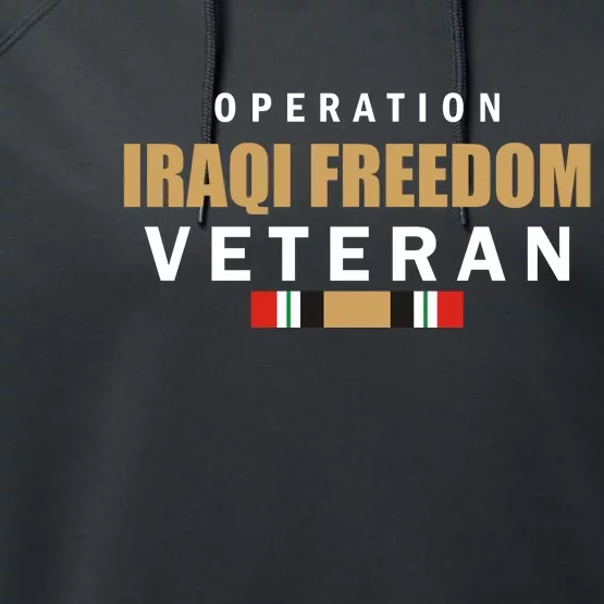 Operation Iraq Freedom Veteran Performance Fleece Hoodie