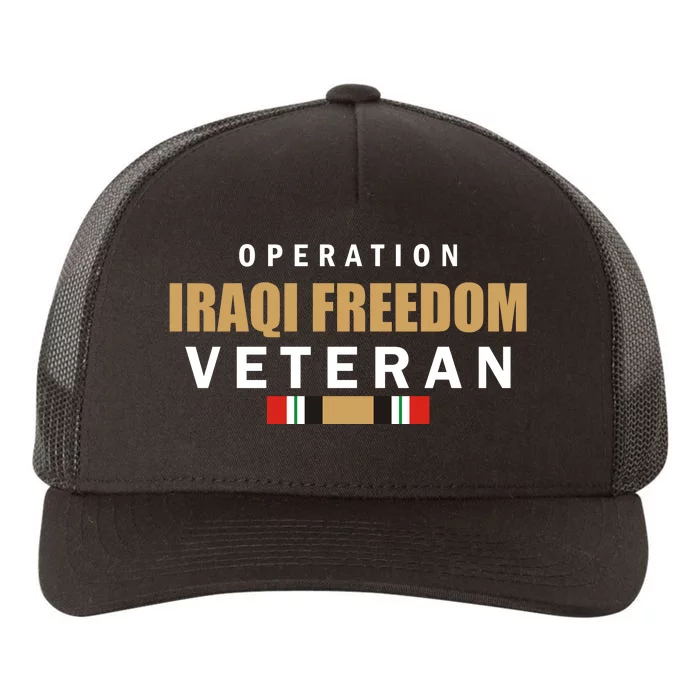 Operation Iraq Freedom Veteran Yupoong Adult 5-Panel Trucker Hat