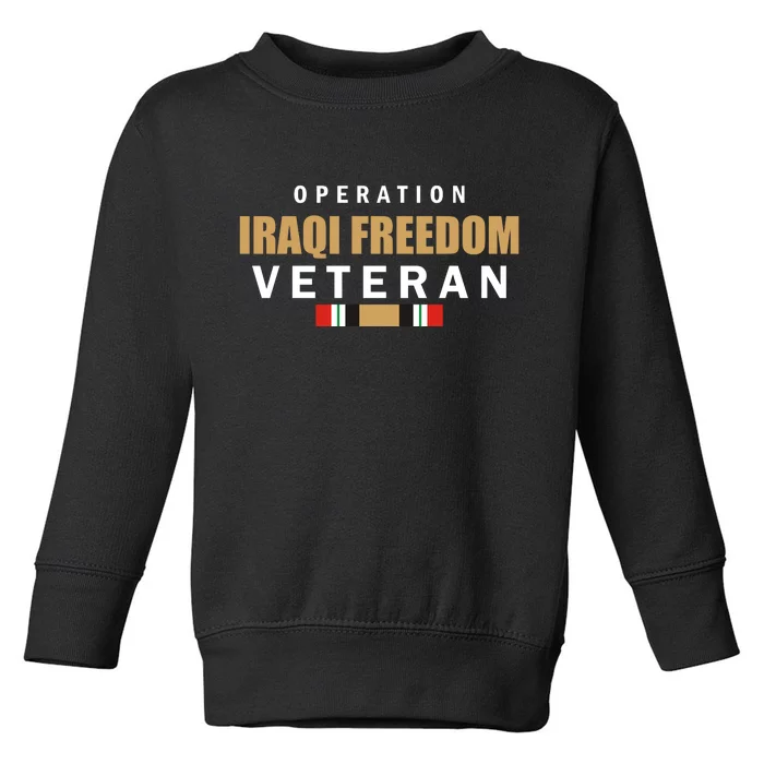 Operation Iraq Freedom Veteran Toddler Sweatshirt