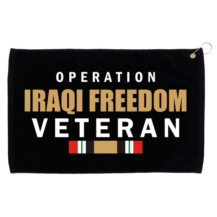 Operation Iraq Freedom Veteran Grommeted Golf Towel