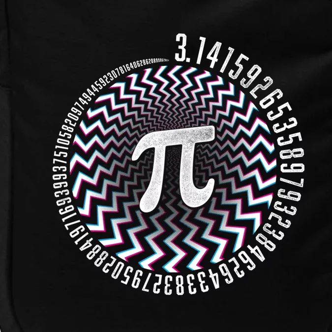 Optical Illusion Geometry Pi Math Science Stem 3 14 Pi Day Funny Gift Impact Tech Backpack